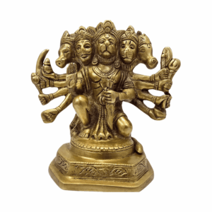 Panch Mukhi Large Size Hanuman ji in Pure Brass